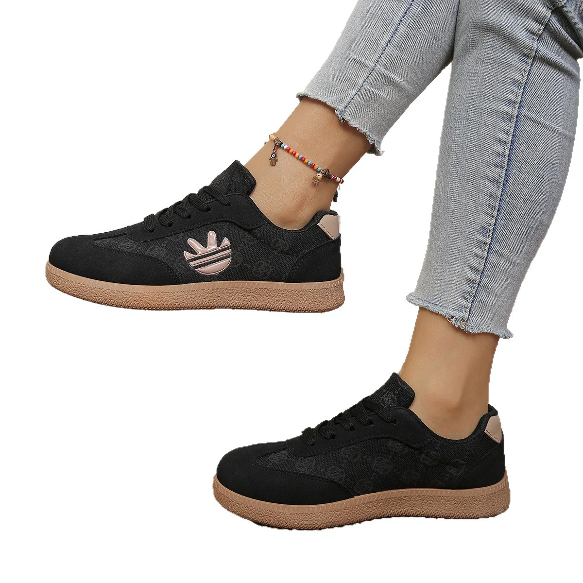 Damen Sneakers mit rutschfester Sohle und weichem Obermaterial Heidi Mode - Image 5