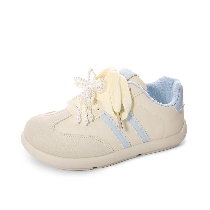 Damen Sneakers mit stilvollen Perlen-Schnürsenkeln Heidi Mode - Image 5