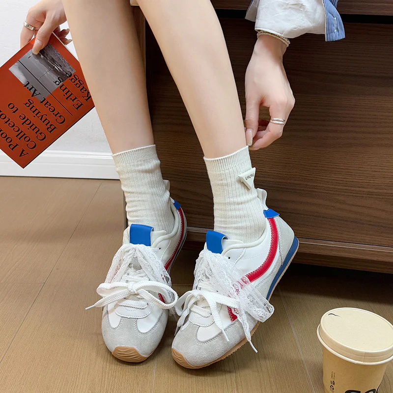 Damen Sneakers mit trendigem Design und atmungsaktivem Obermaterial Heidi Mode - Image 6