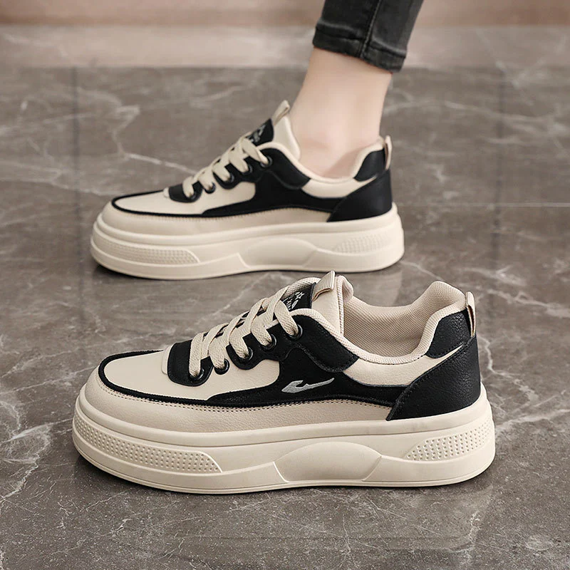 Damen Sneakers mit trendigem Plateausohlen-Design und atmungsaktiven Materialien Heidi Mode - Image 3