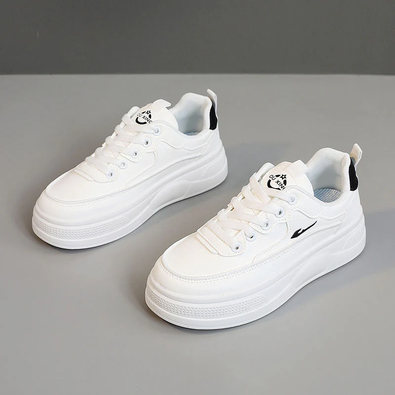 Damen Sneakers mit trendigem Plateausohlen-Design und atmungsaktiven Materialien Heidi Mode - Image 7