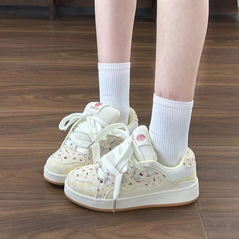 Damen Sneakers mit verspieltem Design und bequemer Dämpfung Heidi Mode