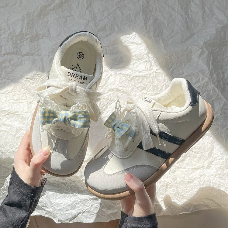 Damen Sneakers mit verspieltem Design und dekorativen Schleifen Heidi Mode - Image 5