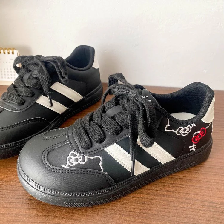 Damen Sneakers mit verspieltem Hello Kitty Design und stützender Sohle Heidi Mode - Image 4