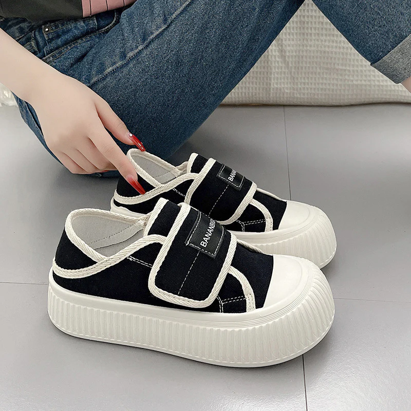 Damen Sneakers mit verstellbarem Klettverschluss und dämpfender Plateau-Sohle Heidi Mode - Image 4
