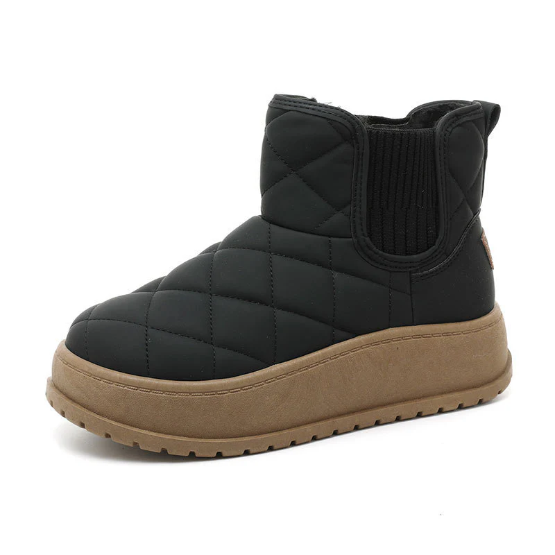Damen Sneakers mit warmem Fleecefutter und rutschfester Laufsohle Heidi Mode - Image 5