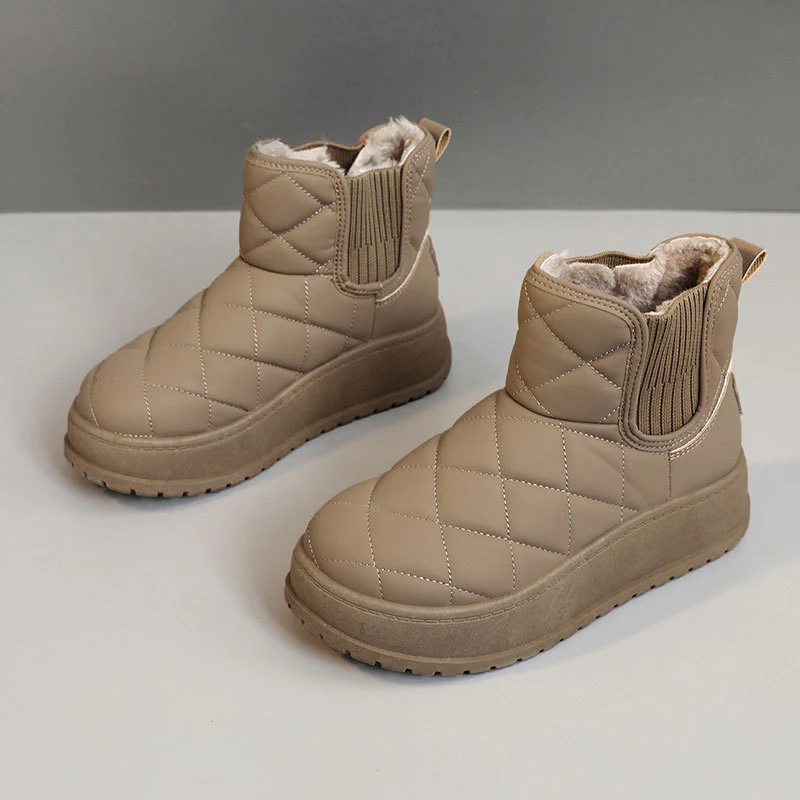 Damen Sneakers mit warmem Fleecefutter und rutschfester Laufsohle Heidi Mode - Image 6