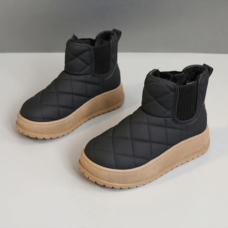 Damen Sneakers mit warmem Fleecefutter und rutschfester Laufsohle Heidi Mode - Image 7