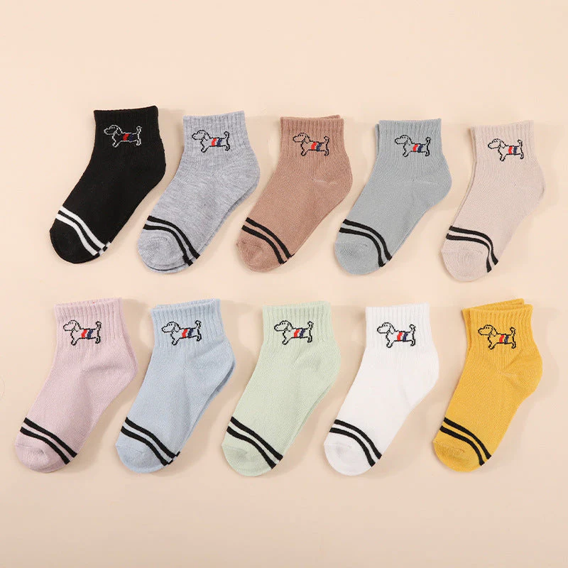 Damen Socken mit Niedlichem Hunde-Motiv Heidi-Mode