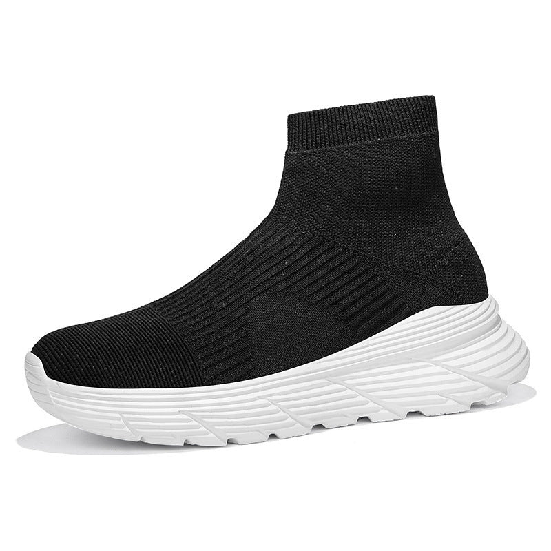 Damen Socken-Sneaker mit hohem Schaft von Heidi Mode - Image 5
