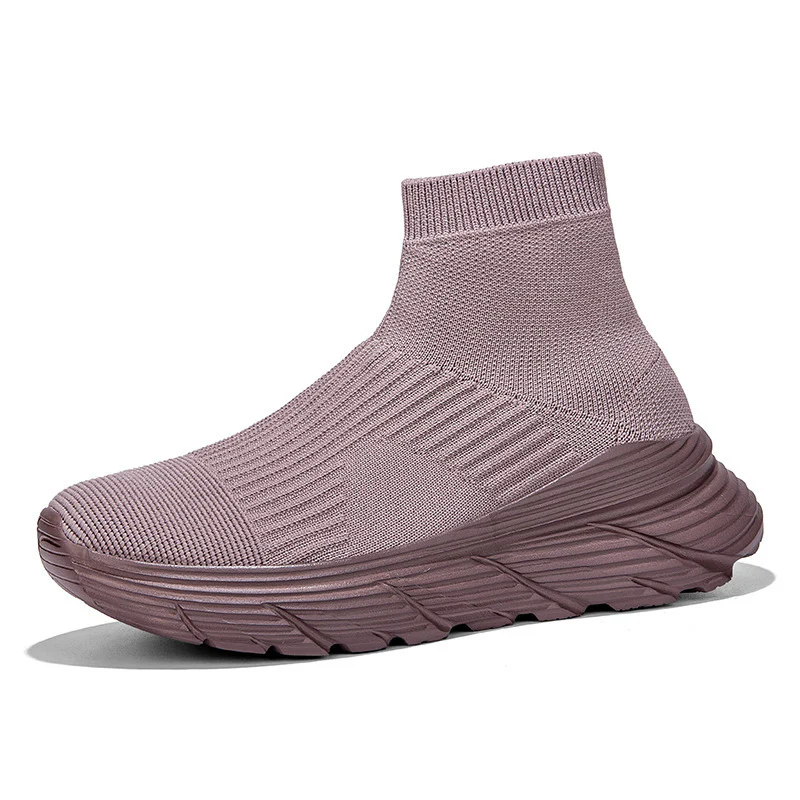Damen Socken-Sneaker mit hohem Schaft von Heidi Mode - Image 6