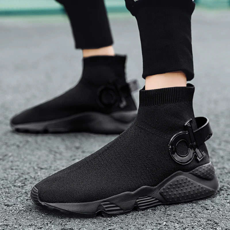 Damen Sockensneaker mit atmungsaktiver Strickoberfläche und rutschfester Sohle Heidi Mode - Image 3