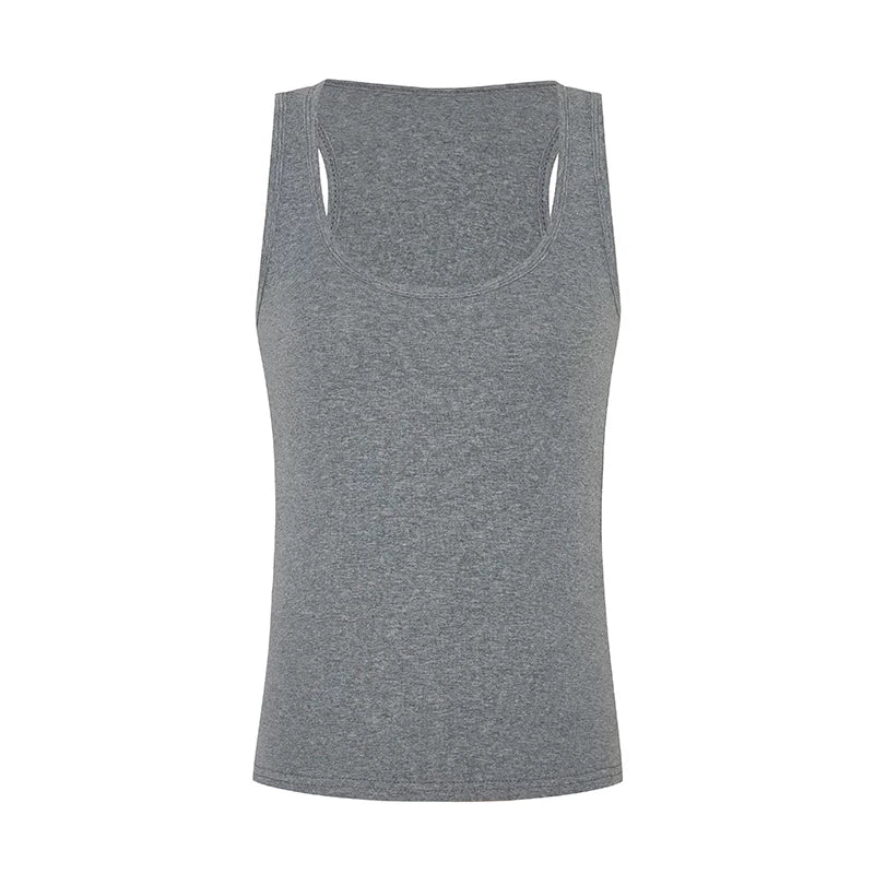 Damen Sommer Tank Top Slim Fit U-Ausschnitt Ärmellos - Image 11