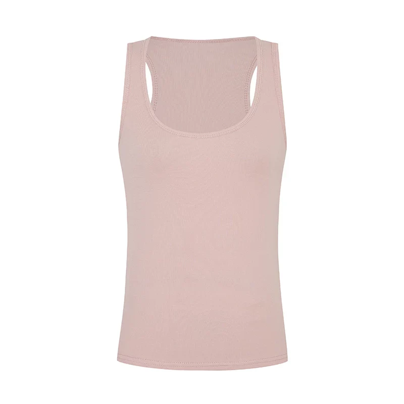 Damen Sommer Tank Top Slim Fit U-Ausschnitt Ärmellos - Image 9