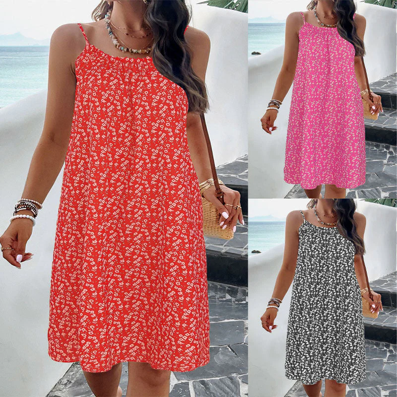 Damen Sommerkleid mit Luftigem Schnitt und Verspieltem Musterdruck Heidi-Mode - Image 5