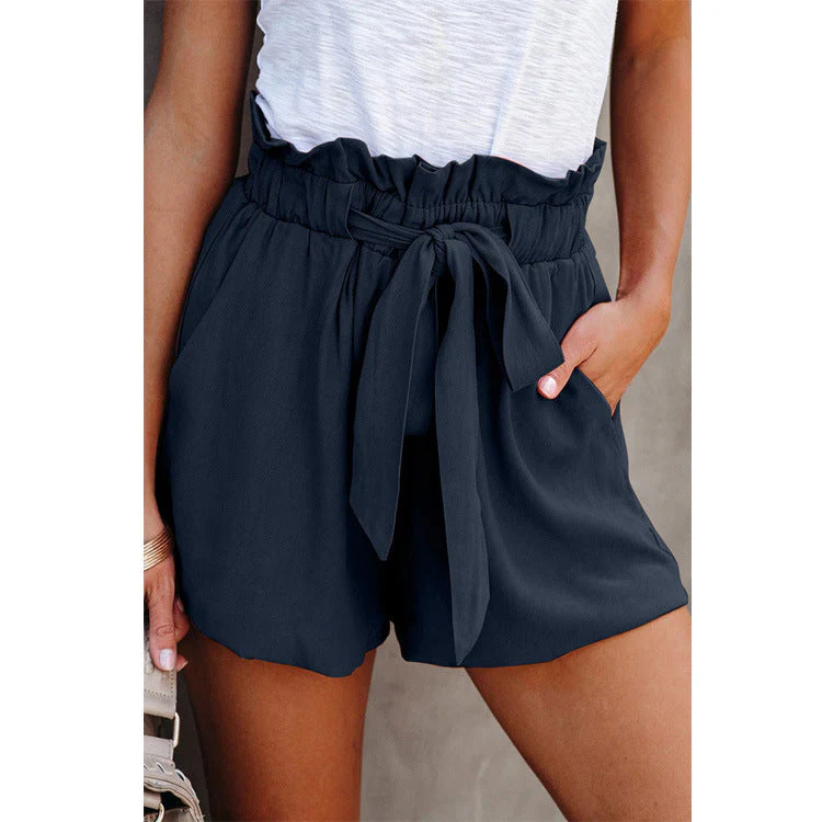 Damen Sommerliche Shorts mit Verstellbarem Bund und Praktischen Taschen Heidi-Mode - Image 3