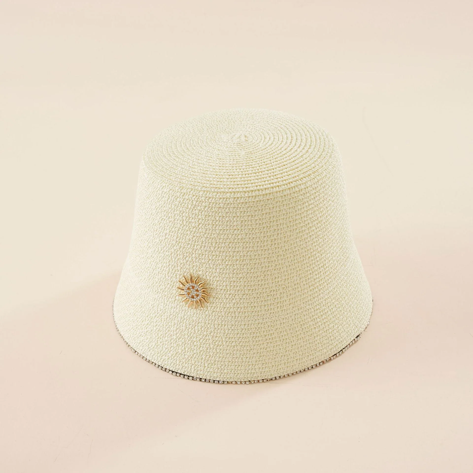 Damen Sommerlicher Strohhut mit Dekorativer Blüte Heidi-Mode - Image 6