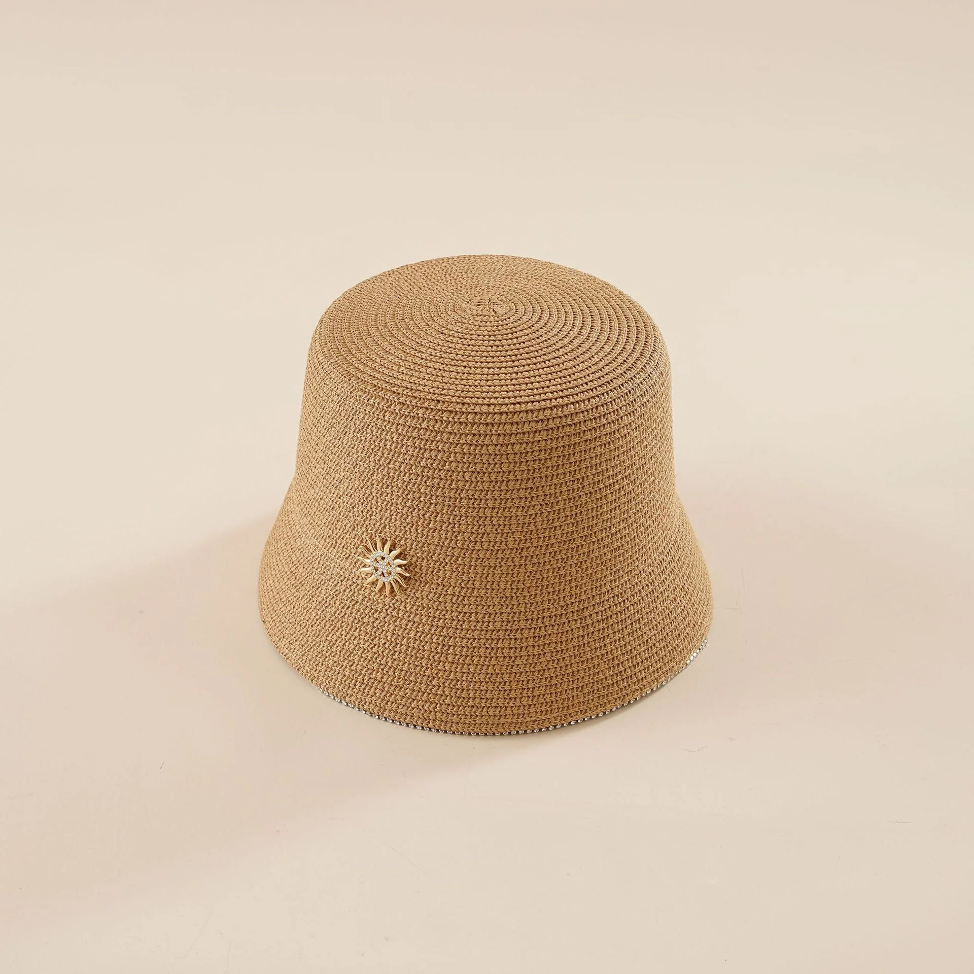 Damen Sommerlicher Strohhut mit Dekorativer Blüte Heidi-Mode - Image 7