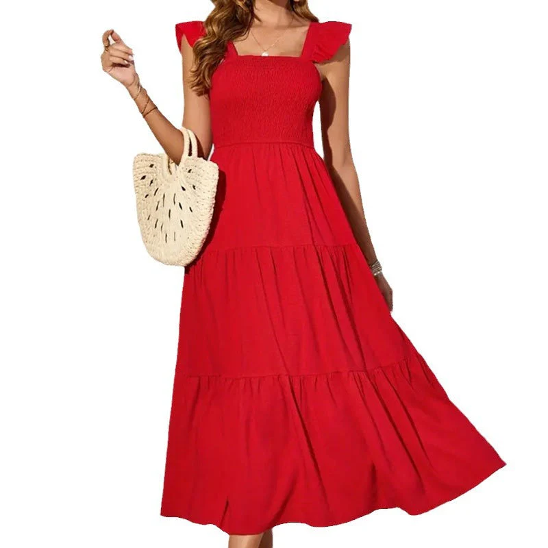 Damen Sommerliches Maxikleid mit Zauberhaften Rüschendetails Heidi-Mode - Image 5