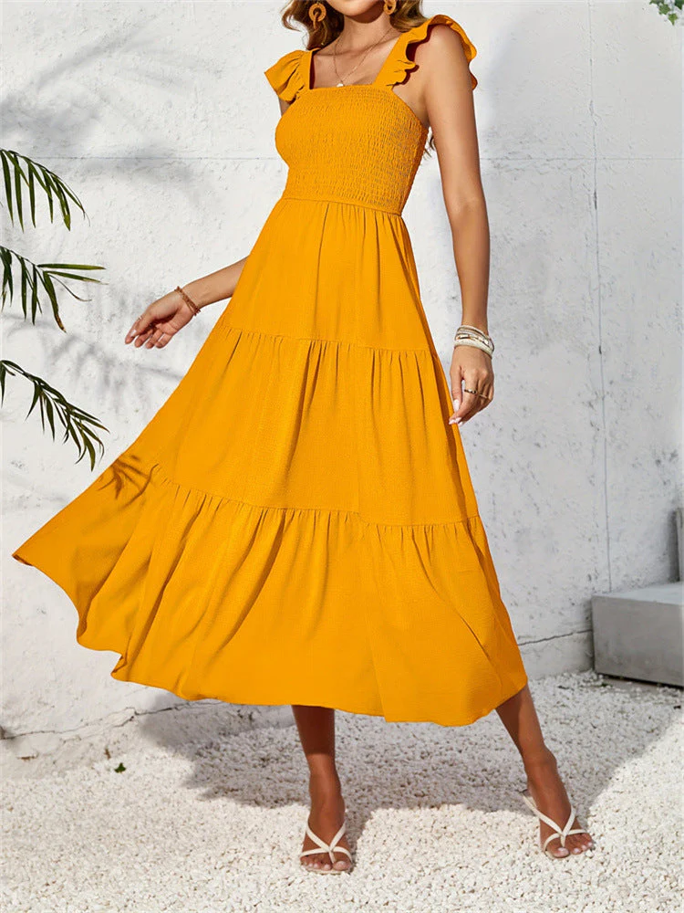Damen Sommerliches Maxikleid mit Zauberhaften Rüschendetails Heidi-Mode - Image 6