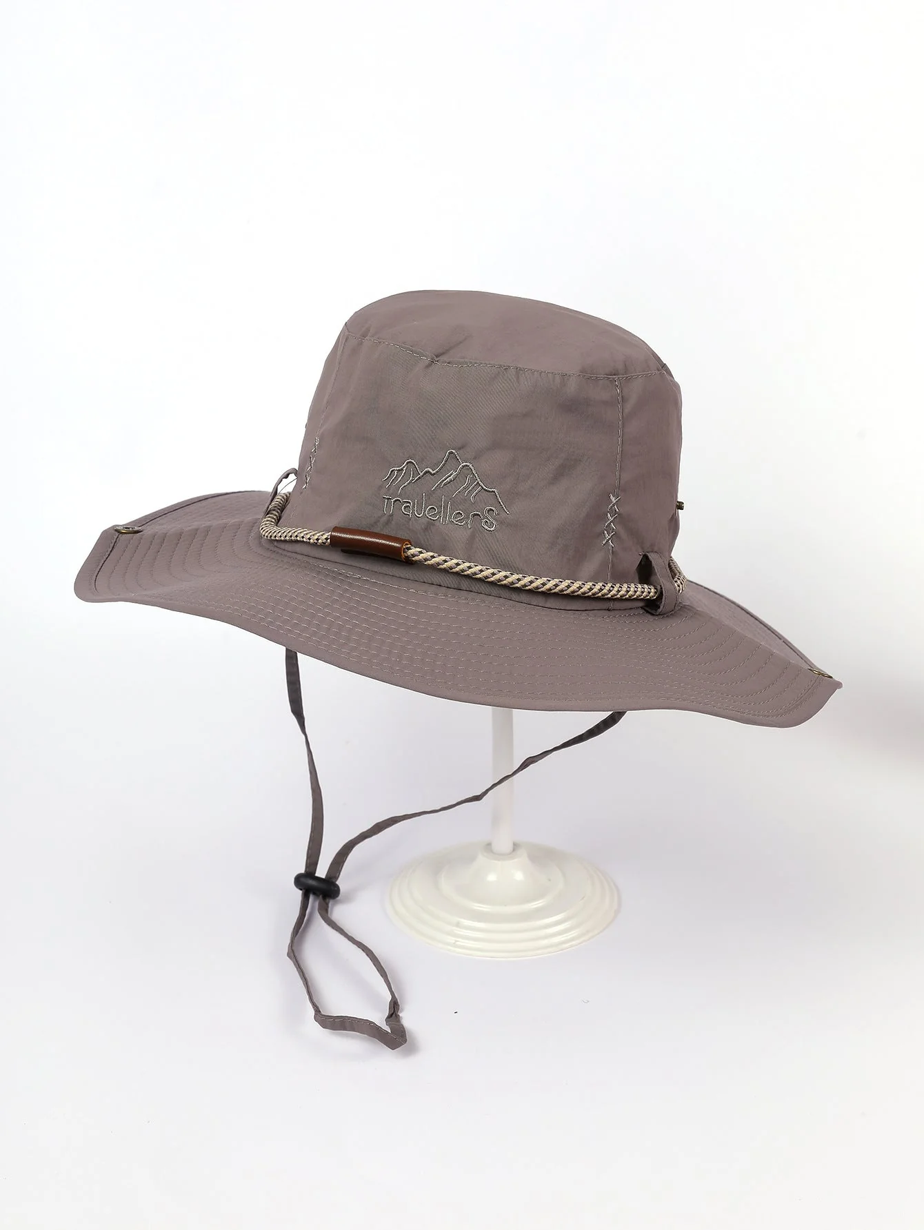 Damen Sonnenhut mit Breiter Krempe und Integriertem Nackenband Heidi-Mode - Image 7