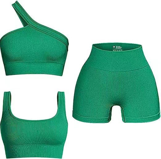 Damen Sport-BH und Shorts Set Heidi-Mode - Image 4