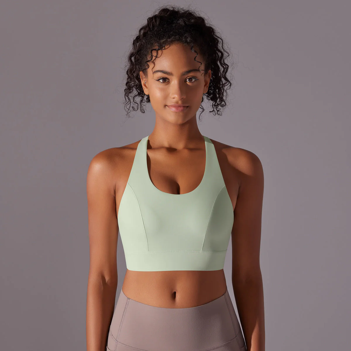Damen Sport-Bustier mit Hohem Komfort und Unterstützendem Racerback-Design Heidi-Mode - Image 10