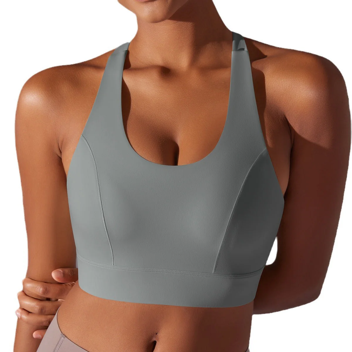 Damen Sport-Bustier mit Hohem Komfort und Unterstützendem Racerback-Design Heidi-Mode - Image 5
