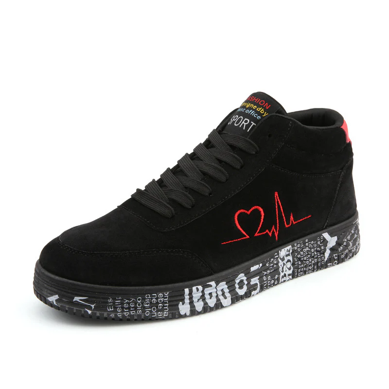 Damen Sportive High-Top Sneakers mit individuell bedruckter Laufsohle Heidi Mode - Image 7