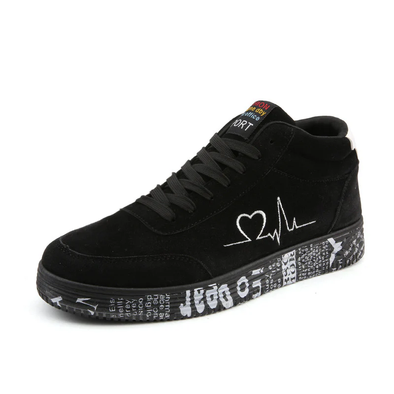 Damen Sportive High-Top Sneakers mit individuell bedruckter Laufsohle Heidi Mode - Image 8