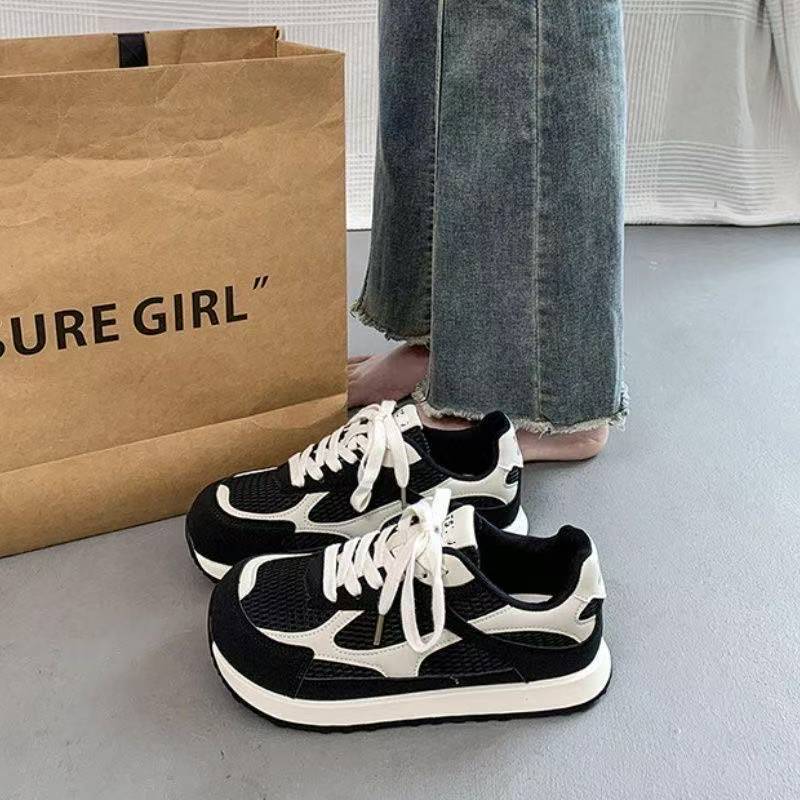 Damen Sportive Lifestyle Sneakers mit atmungsaktiver Mesh-Oberfläche und dämpfender Sohle Heidi Mode - Image 2