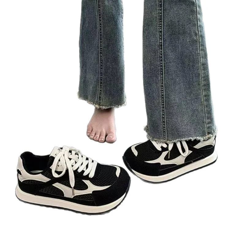 Damen Sportive Lifestyle Sneakers mit atmungsaktiver Mesh-Oberfläche und dämpfender Sohle Heidi Mode - Image 5