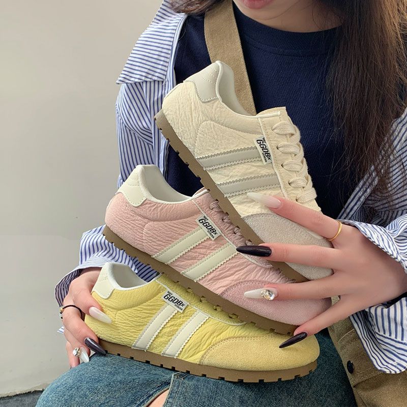 Damen sportive Retro-Sneaker mit hochwertigem Leder von Heidi Mode - Image 2