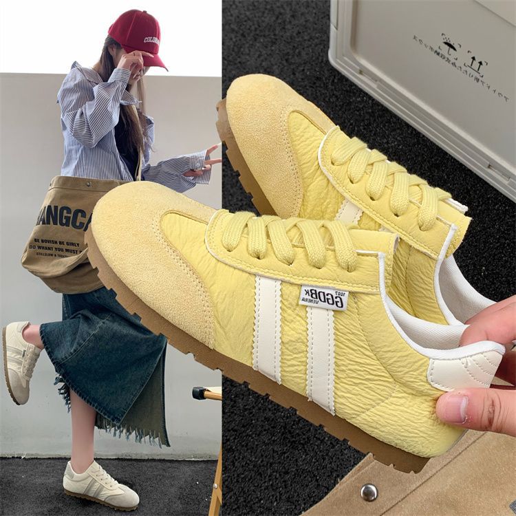 Damen sportive Retro-Sneaker mit hochwertigem Leder von Heidi Mode - Image 8