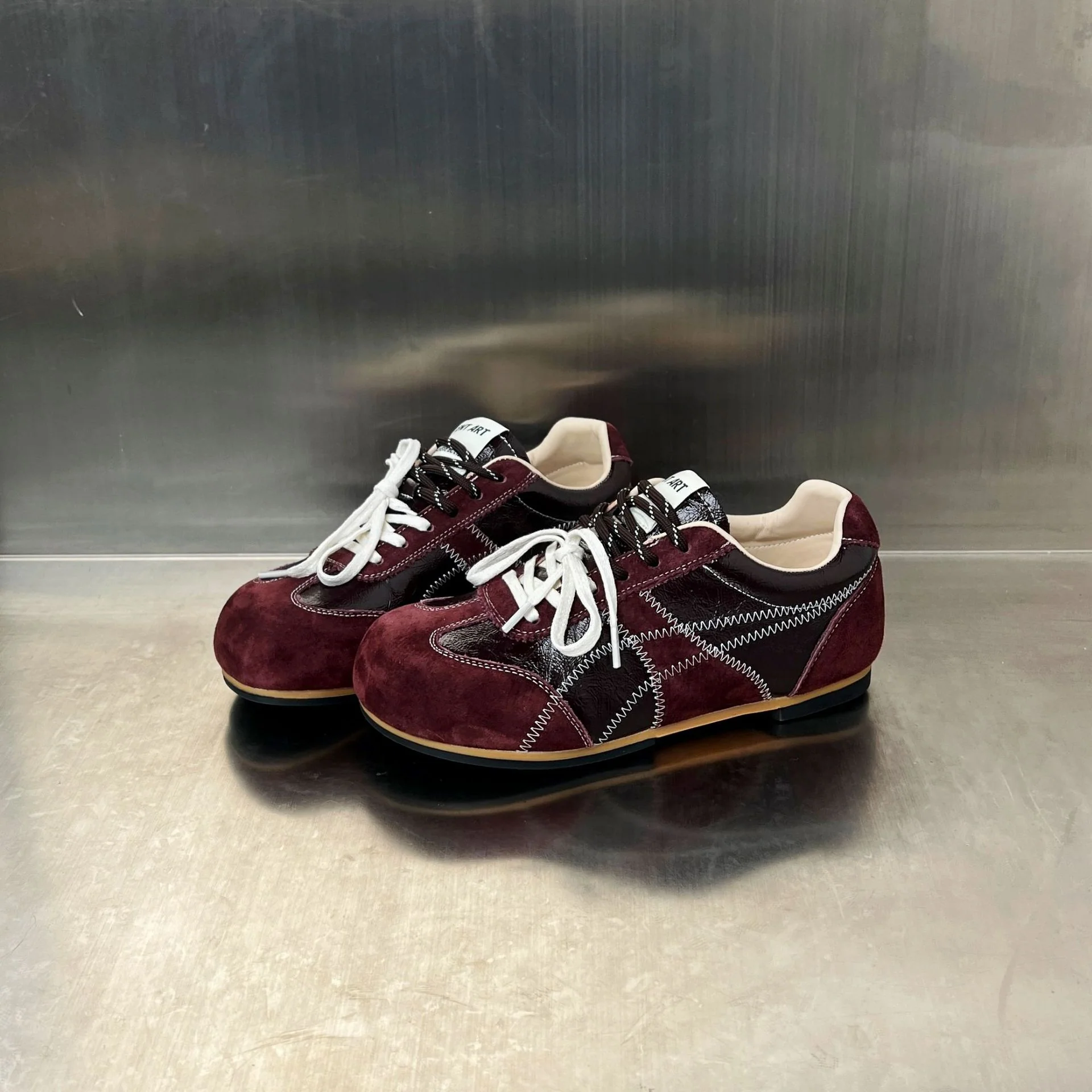 Damen Sportive Sneakers mit atmungsaktiver Multimaterial-Oberfläche Heidi Mode - Image 8