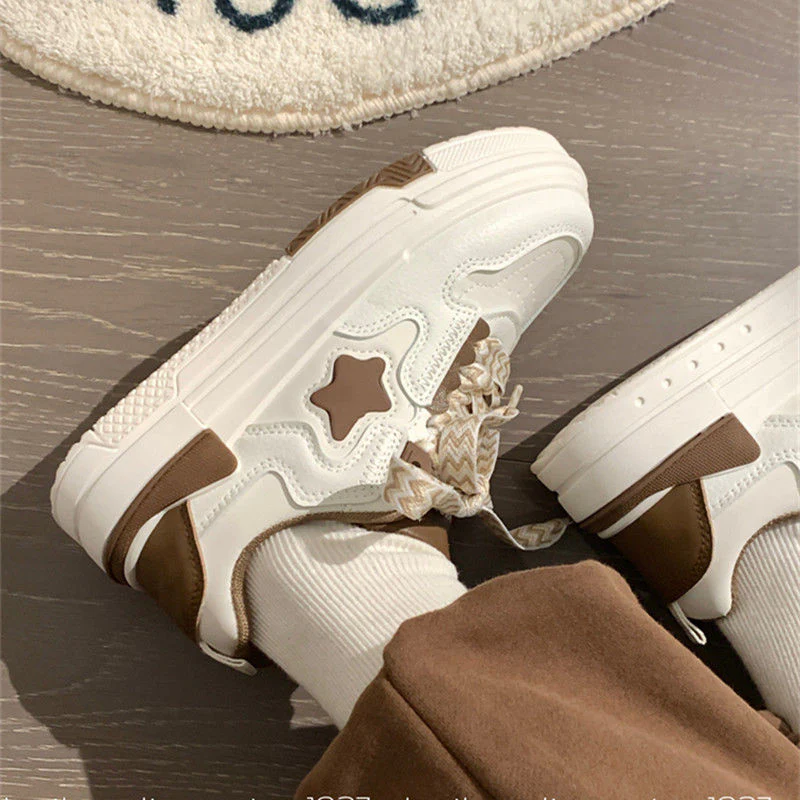 Damen sportive Sneakers mit rutschfester Sohle und auffälligem Schnürdesign Heidi Mode - Image 6