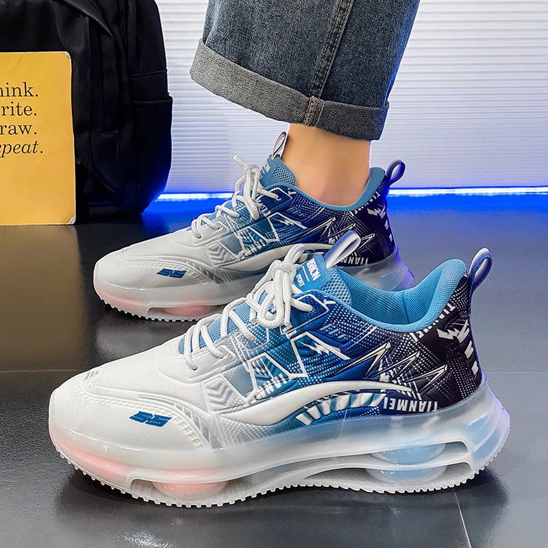 Damen Sportliche Air Cushion Sneakers mit atmungsaktiver Mesh-Oberfläche Heidi Mode - Image 4