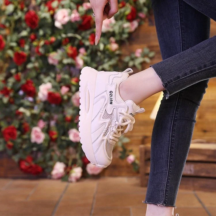Damen Sportliche Air-Sneaker mit atmungsaktiver Mesh-Oberfläche Heidi Mode - Image 4