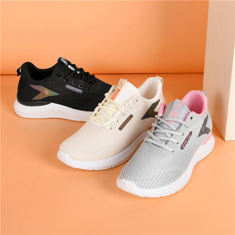 Damen Sportliche Atmungsaktive Sneakers mit flexiblem Mesh-Obermaterial Heidi Mode - Image 2