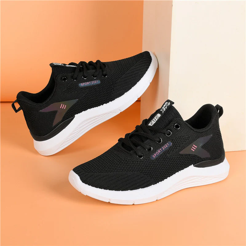 Damen Sportliche Atmungsaktive Sneakers mit flexiblem Mesh-Obermaterial Heidi Mode - Image 3
