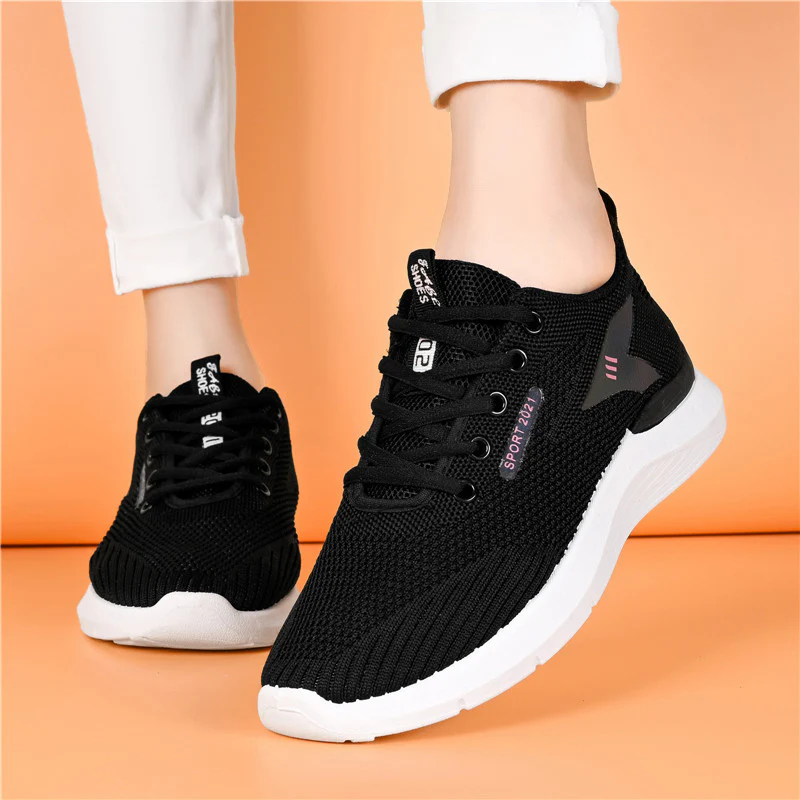 Damen Sportliche Atmungsaktive Sneakers mit flexiblem Mesh-Obermaterial Heidi Mode - Image 5