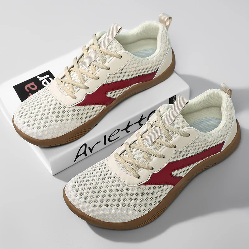 Damen Sportliche Atmungsaktive Sneakers mit flexiblem Obermaterial Heidi Mode - Image 8