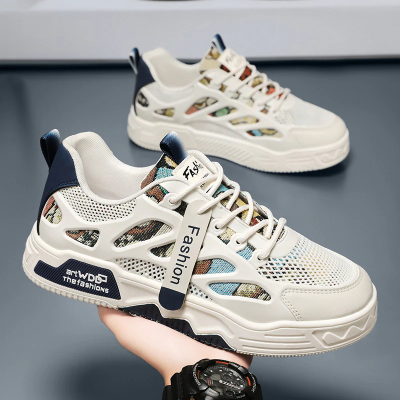 Damen Sportliche Atmungsaktive Sneakers mit modischem Netzdesign Heidi Mode - Image 7