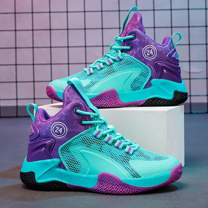 Damen Sportliche Basketball-Sneaker mit atmungsaktivem Mesh-Obermaterial und dämpfender Sohle Heidi Mode - Image 6
