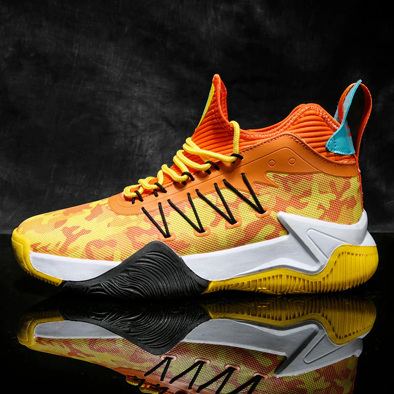 Damen Sportliche Basketball-Sneaker mit atmungsaktiver Mesh-Oberfläche und dämpfendem Fußbett Heidi Mode - Image 4
