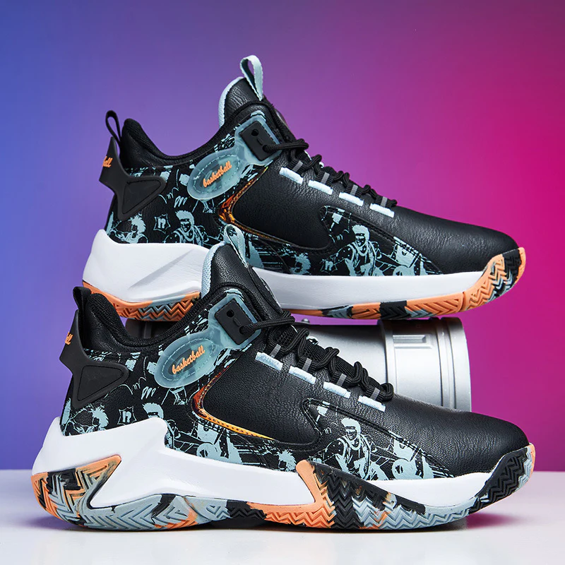 Damen Sportliche Basketball-Sneaker mit atmungsaktiver Oberflächenstruktur und dynamischer Dämpfungstechnologie Heidi Mode - Image 3