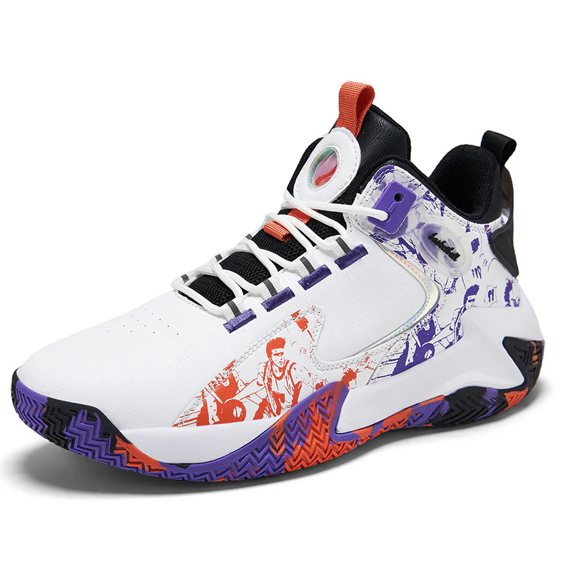 Damen Sportliche Basketball-Sneaker mit atmungsaktiver Oberflächenstruktur und dynamischer Dämpfungstechnologie Heidi Mode - Image 5