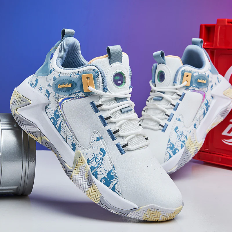 Damen Sportliche Basketball-Sneaker mit atmungsaktiver Oberflächenstruktur und dynamischer Dämpfungstechnologie Heidi Mode - Image 6