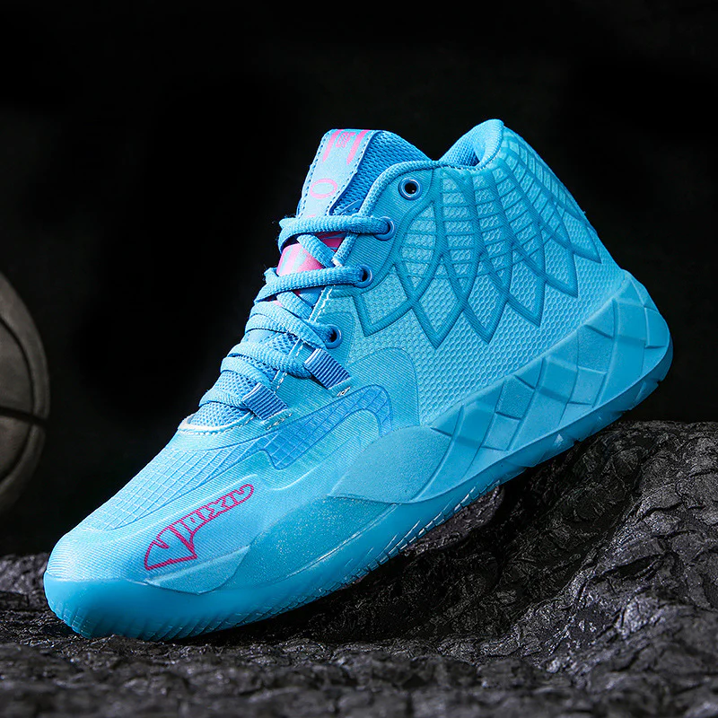 Damen Sportliche Basketball-Sneaker mit atmungsaktiver Oberflächenstruktur und rutschfester Sohle Heidi Mode - Image 2