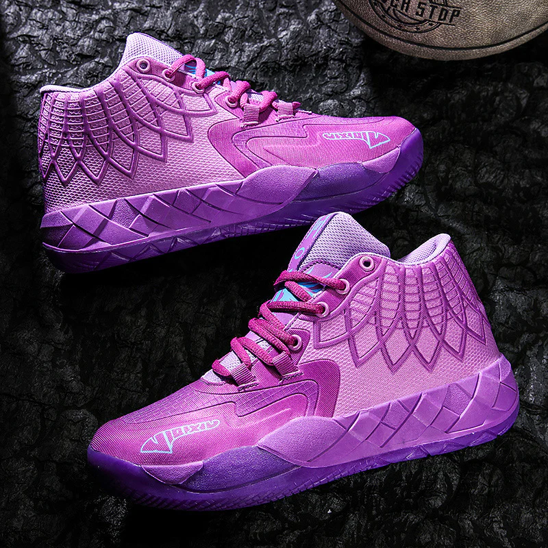 Damen Sportliche Basketball-Sneaker mit atmungsaktiver Oberflächenstruktur und rutschfester Sohle Heidi Mode - Image 3